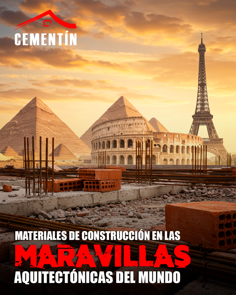 Materiales de construcción en las grandes maravillas arquitectónicas del mundo