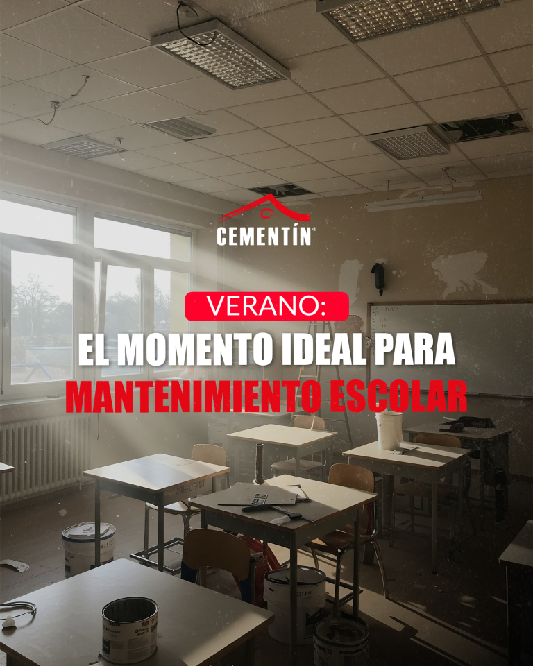 Verano: el momento ideal para mantenimiento escolar